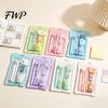 Stationery Set for Students 7PCS Set, Macaron Color Gel Pens/Correction Tape/Cutter/Eraser Include, Learning Supplies Smooth Pens Note Taking