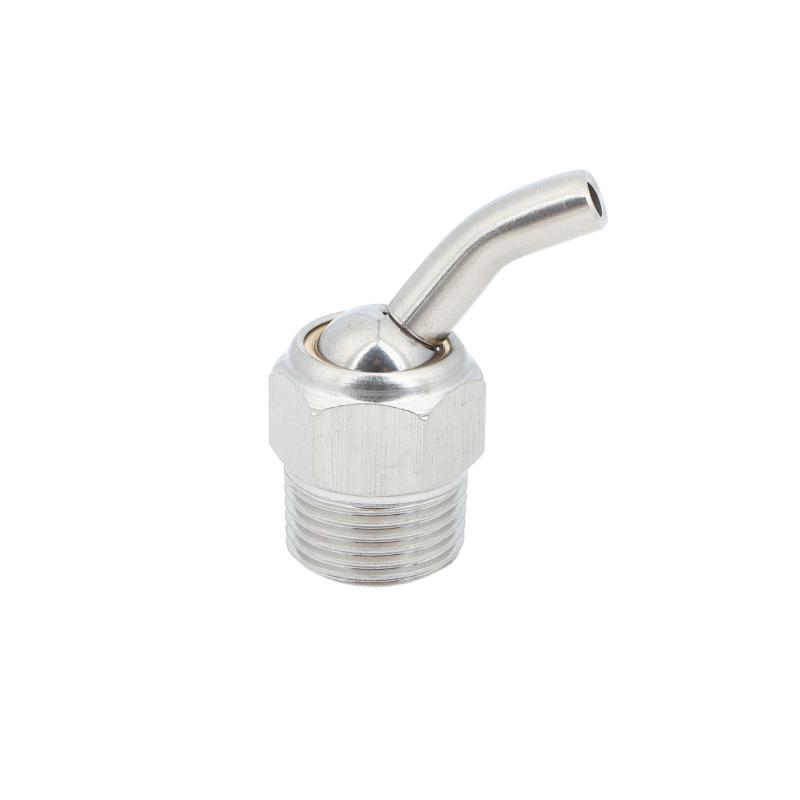 Stainless Steel Coolant Hose Nozzles Low Maintenance Anti Rust for CNC Lathes Toolholder Factory Machining Tooling