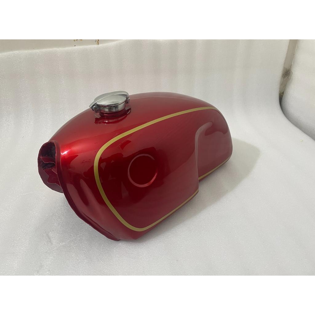 BMW R100 RT RS R90 R80 R75 CHERRY PAINTED STEEL PETROL FUEL TANK +CAP |Fit For