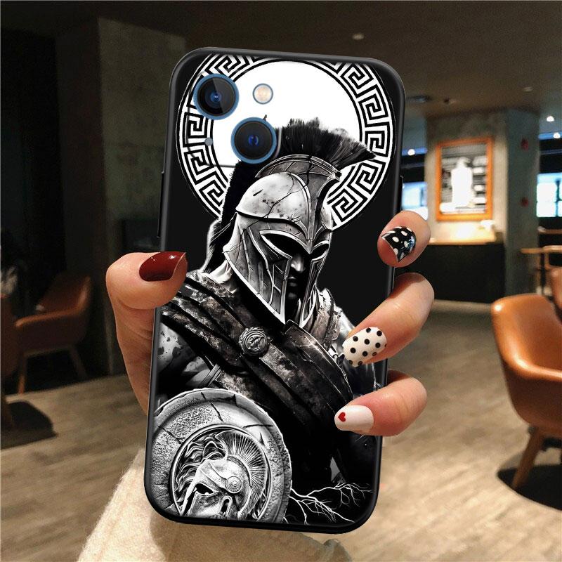 Spartan Warrior Shell Phone Case for Samsung Galaxy S20 S21 S22 Ultra FE Plus A21S A22 A24 A25 A26 A30 A30S A31