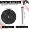60PCS 32mm Mini Circular Saw Blade Set Sanding Grinding Wheel Cutting Disc for Dremel Accessories Metal Cutting Rotary Tools