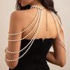 Catena Corpo Ragazza Sexy Calda Catena Vita Moda Donna Sfilata Catena Spalla Perla Sintetica Catena Bustier Catena per Vestiti