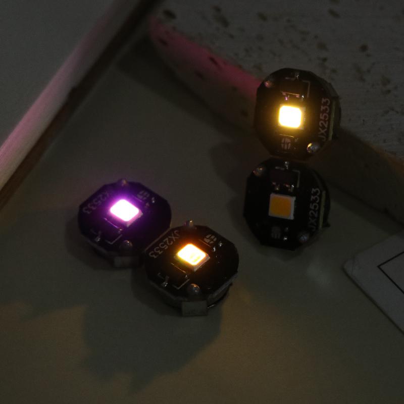 2ks LED Světlo Mikrovlnný Magnetický Spínač Osvětlovací Čip Animace Ruční Výroba Plus Světelný Model Hračka Bezdrátová Lampa