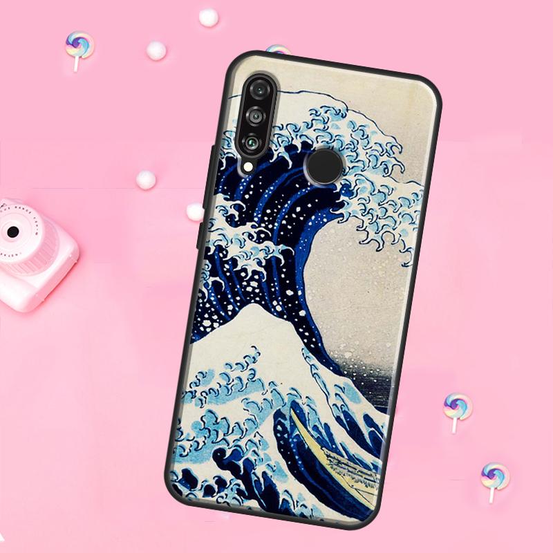 

Japanese Style Ukiyo-e Art For Huawei Nova 12s 12i 8i 11i 9 10 SE Y60 Y70 Y90 Y72 Y73 Y61 Y91 P60 Pro P30 P40 Lite Case Nova 11 Pro