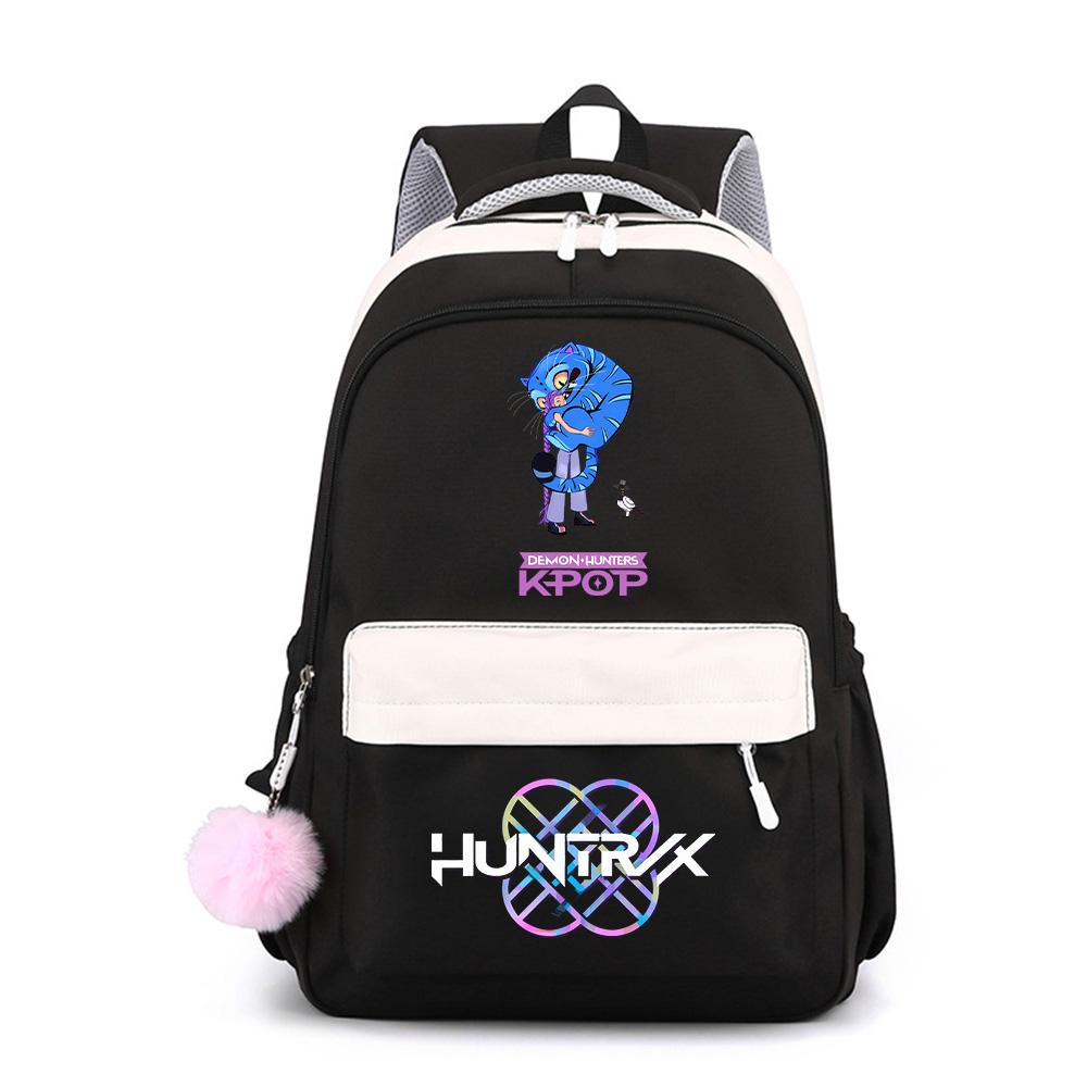 Anime Cartoon K-Pop Demon Hunters Printed Large Capacity Waterproof Backpack for Teenger Student Girl Boy Schoolbag Bookbag Gift Travel Bag