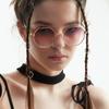 Luxury Designer Round Sunglasses Women Men Vintage Steampunk Small Frame UV400 Protection Fashion Shades