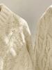 Japanese Retro Korean Off White Fried Dough Twists Sweater Women Thickened Outer Loose Lazy Style Thin Wool Knitting Top Female
