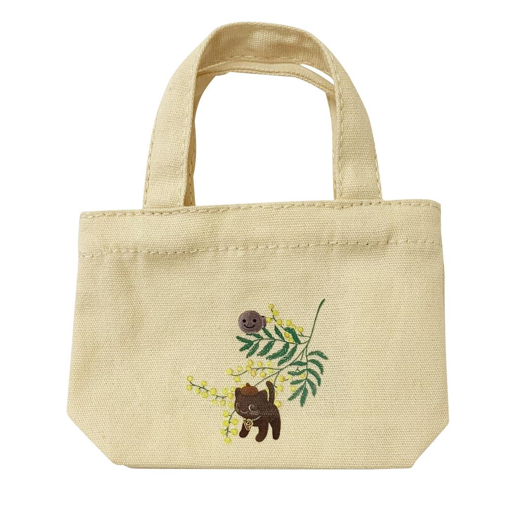 Pickles the Frog X HIBIYA-KADAN Bean Doll Plush Costume Dress-Up Tote Bag, Mimosa, PZ44158-61
