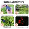 5 Head LED Solar Simulation Rose Flower Solar LED Light Garden Yard Lawn Night Lamp Landscape Garden Home Christmas Decoration Flowers