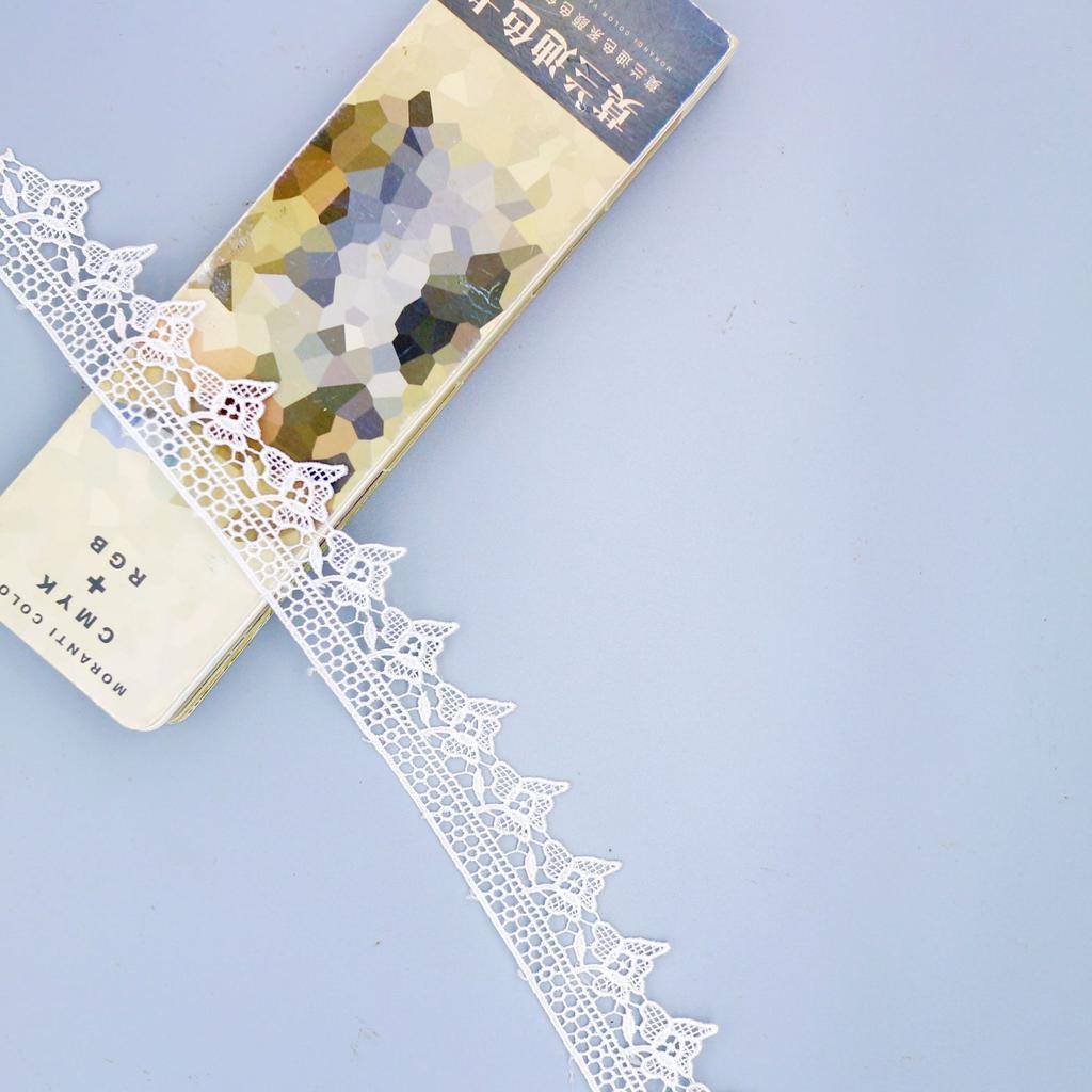 Exquisite Polyester Water-Soluble Lace Diy Wedding Dress Veil Necklace Jewelry Clothing Splicing Accessories