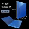 A4 Blue Archive Dossierdozen (2 cm rug, 10 stuks)