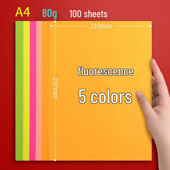 A4 Colored Printing and Origami Paper - 10 Colors