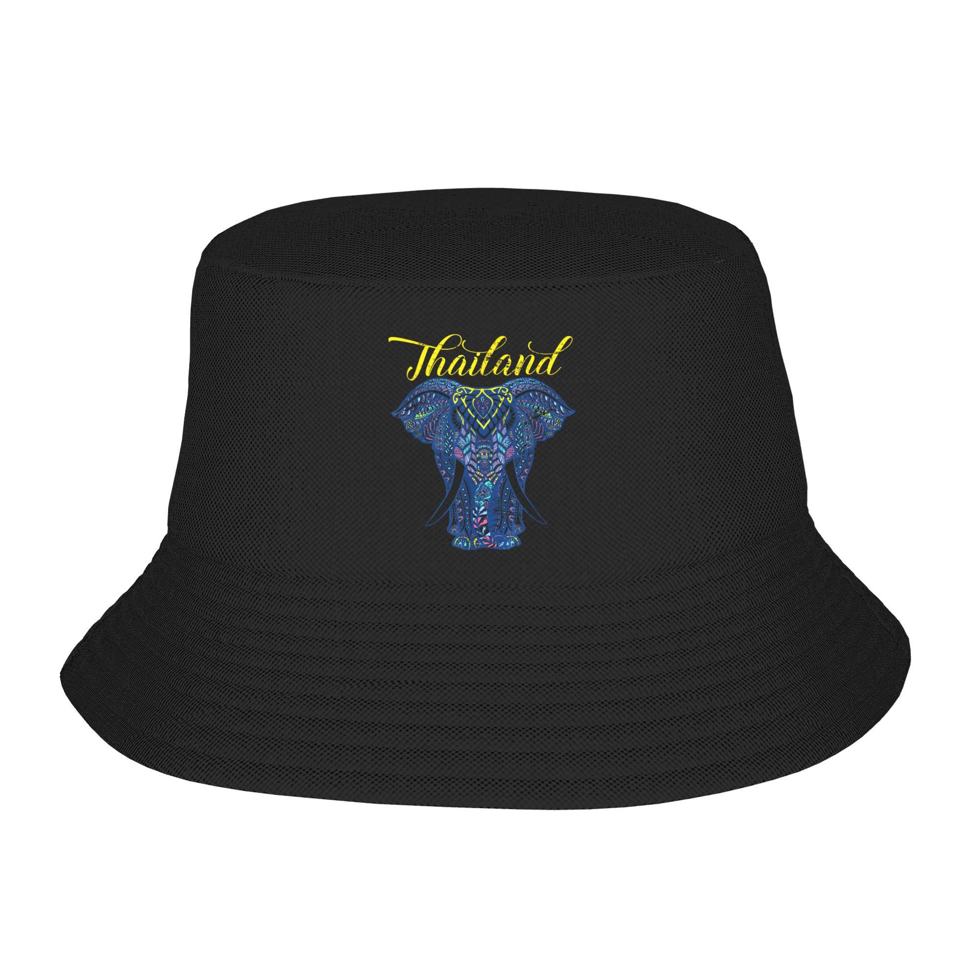 Yiran Dayang Hat Women's Vintage Thailand Bucket Hat Street Style Fisherman Caps For Unisex Fashion Travel Hiking Sun Hats Foldable Printed Cap Cm