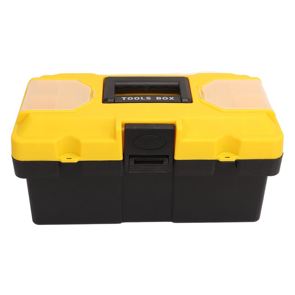 Cutie de scule din plastic cu 2 straturi, portabilă, organizator de feronerie pentru casă, meșter, garaj, cu mâner