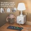 Nachtlichtsteckdose mit Fernbedienung: Weiches, augenfreundliches Licht zum Füttern des Babys und für den Einsatz im Schlafzimmer