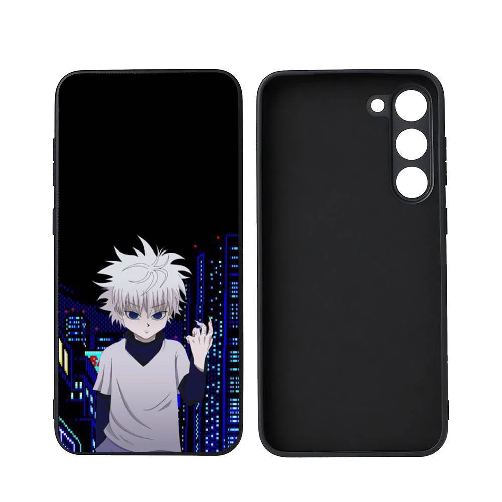 Anime Hunter X Hunter Killua Zaoldyeck For Samsung Galaxy S23 S24 S25 Ultra S22 Plus S21 Black Soft Case Waterproof Soft Case