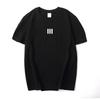 Minimalist cotton front shoulder crew neck short top summer loose student short sleeve basic casual T-shirt women's bottoming shirt