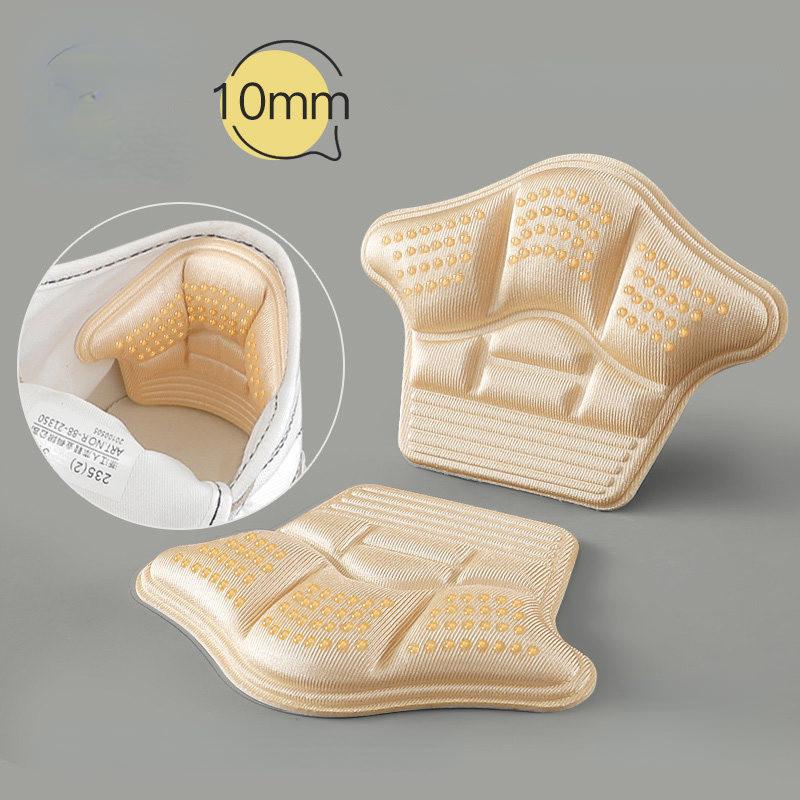 Fashion 2pcs Insoles Patch Heel Pads for Sport Shoes Adjustable Size Antiwear Feet Pad Cushion Insert Insole Heel Protector Back Sticker