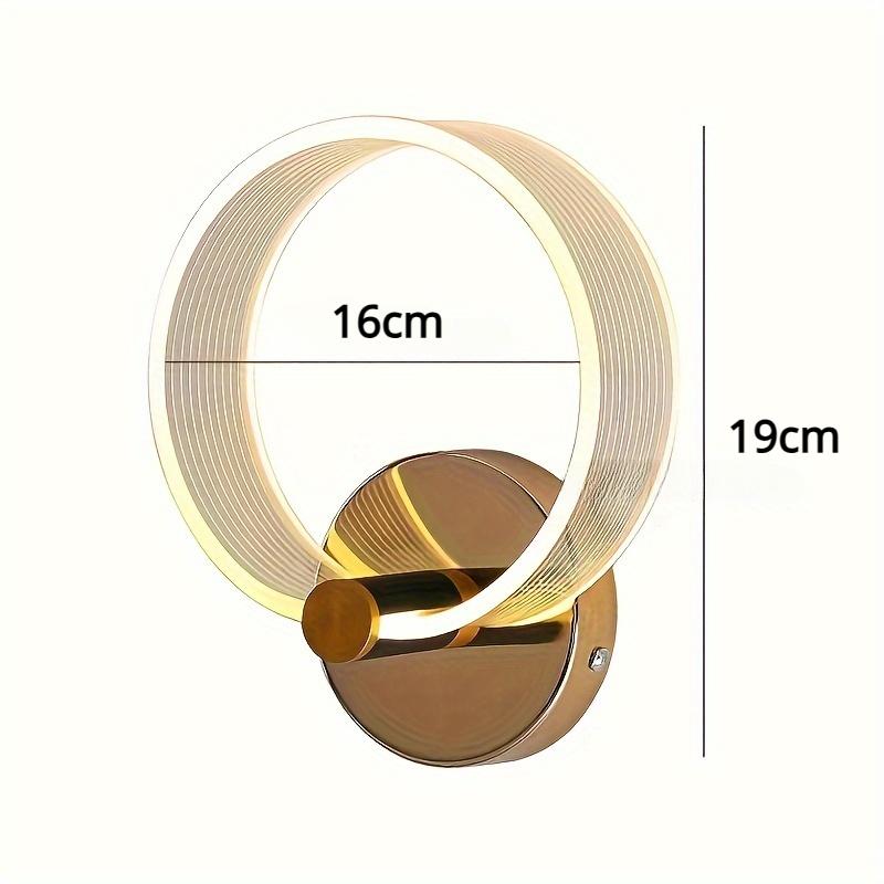 Wall Lamp Acrylic LED Modern Wall Lamp Suitable For Living Room Bedroom Corridor Staircase Balcony Hotel