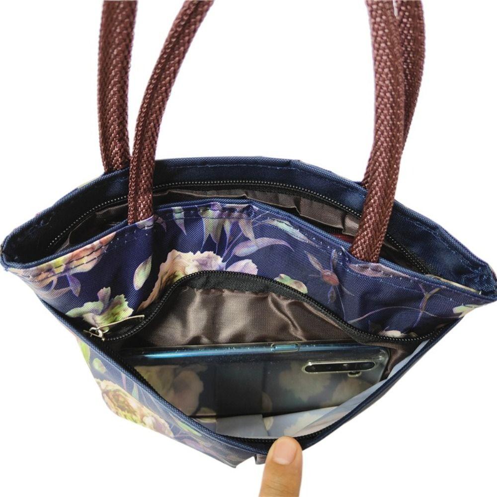 Blumen Rosen Tragetasche Schultertasche Eimer Umhängetasche Mode Blumen Handtasche Reise