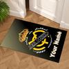 Real Madrid Club Customizable Name Carpet Suitable for Game Room Entryway Dormitory Study Room Anti-slip Rug Decorate Offices Gift for Festivals