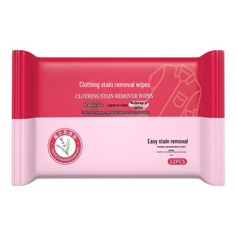 Portable Oil and Stain Remover No-Wash Disposable Cleaning Wipes