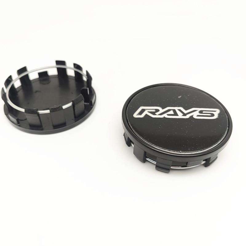 ASW1 4pcs 54mm 50mm Wheel Center Caps Hub W Work Rays Volk Racing Car Styling Rims Cover Emblem Badge