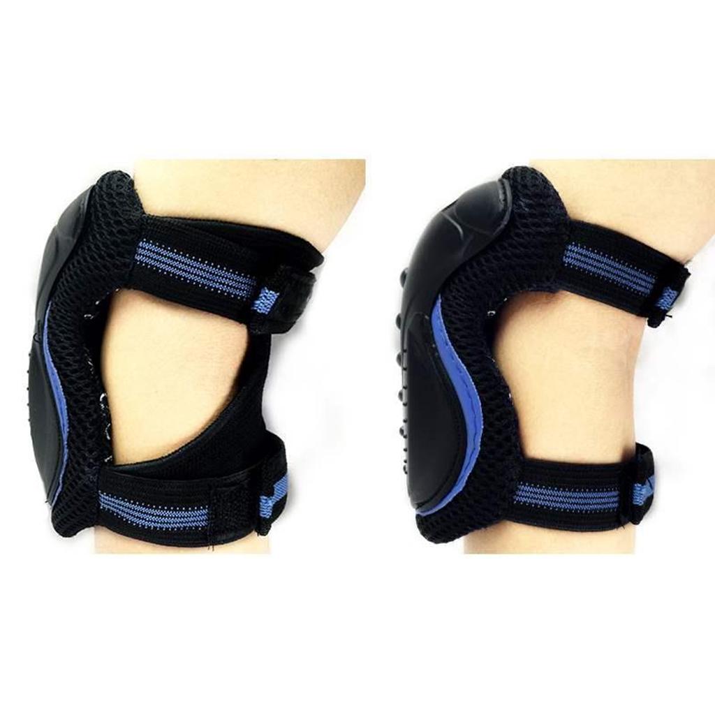 Skateboard Pads Knee Pad Protective Gear Set Wrist Elbow Safety Guard Cycling Outdoor