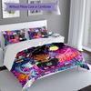 3pcs Custom Name Juice WRLD Set,Includes 1 Duvet Cover and 2 Pillowcases,All-season Bedroom Decor