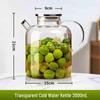 ZISIZ Glas Kallvattenkanna