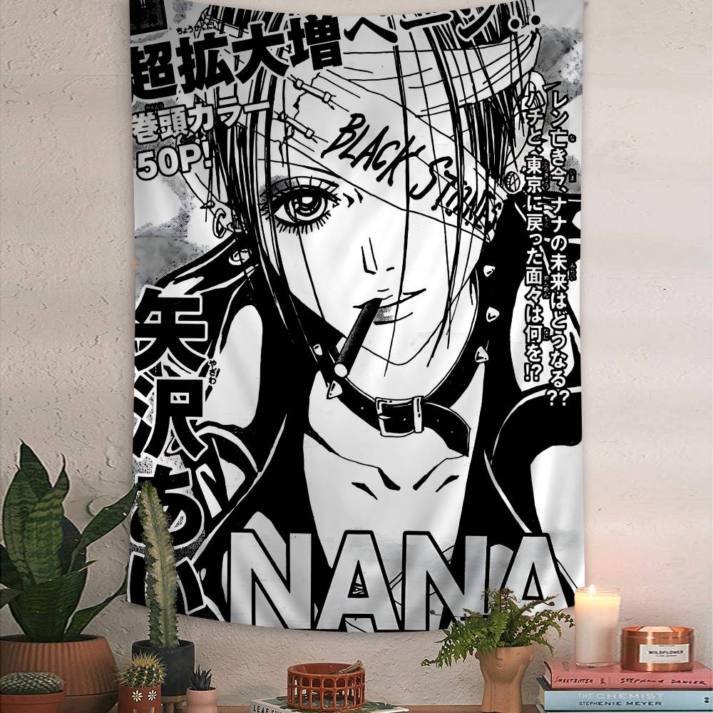 Anime NANA Colorful Tapestry Wall Hanging Bohemian Wall Tapestries Mandala Wall Art Decor