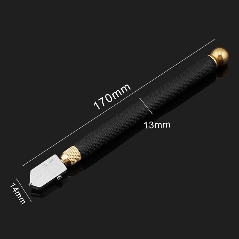 Precise Glass Cutter with Oil Lubrication for Craft and Household Use