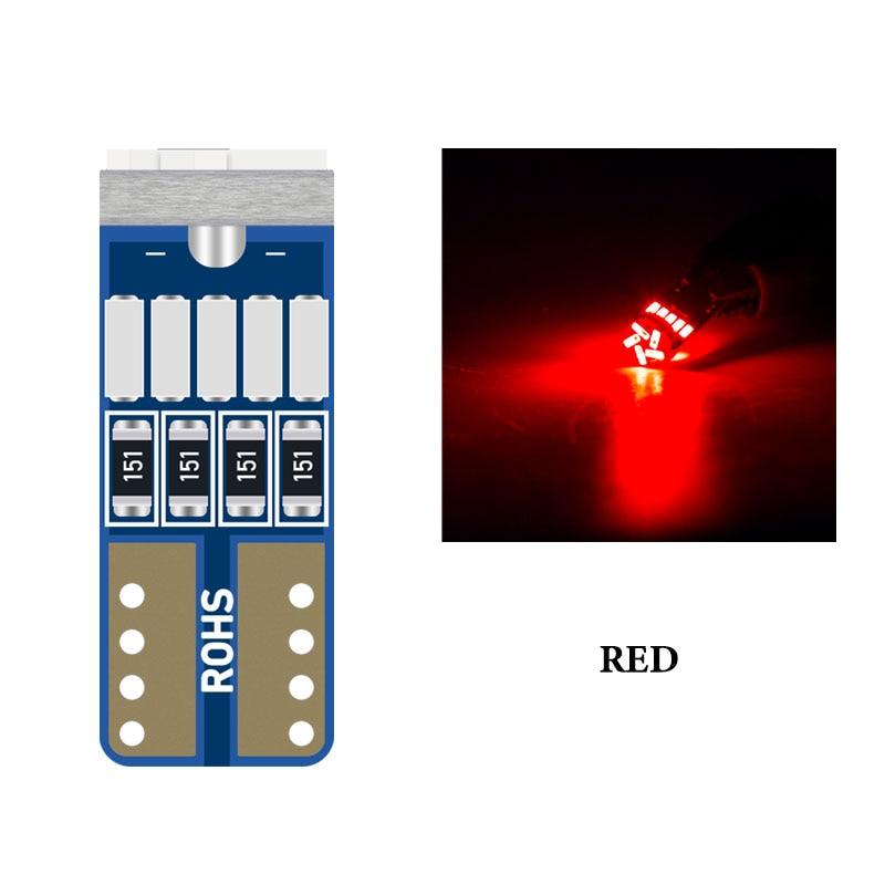 10x T10 15led Led W5w CANbus T10 3014smd LED No Error 194 168 Interior Instrument Reading Light Bulb Plate Lamp