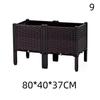 Outdoor Vegetable Planter Box Large Capacity Plant Growing Pot For Herb Tomato Vegetables Garden Balcony
