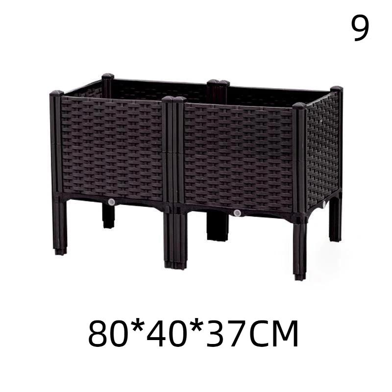 Outdoor Vegetable Planter Box Large Capacity Plant Growing Pot For Herb Tomato Vegetables Garden Balcony