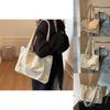 Chic Lightweight Tote Bag With Water-resistant Fabric Ideal For Autumn And Winter