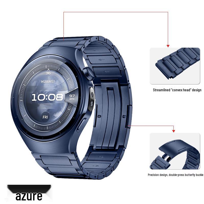 Huawei Watch 5 Slim Titanium Metal H-Link Strap for GT5/4 Pro Smartwatch