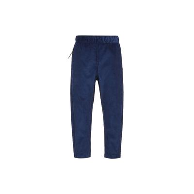 Pantaloni casual tăiați conici din catifea pentru bărbați Pantaloni bleumarin-albastru DO2324-410