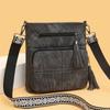 Women's Small Square Bag Vertical Shoulder Crossbody Bag