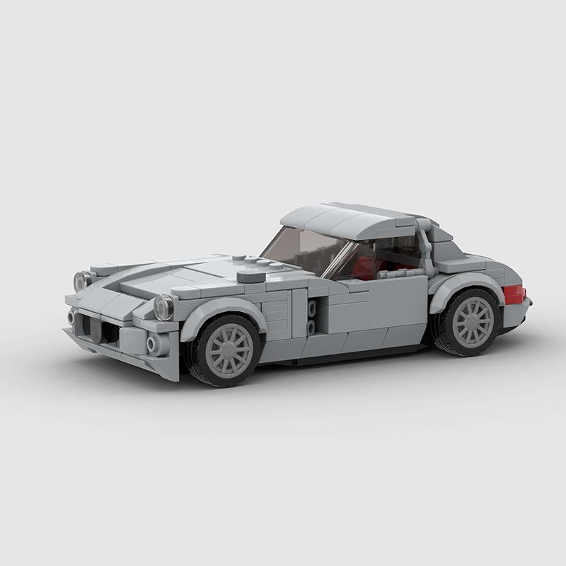 MOC Car City Speed Vehicle Super Car Rally Building Blocks Bricks Set Ornament Diy Consturction Toys For Kids Adults
