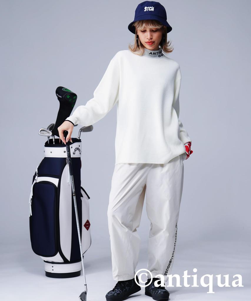 Antiqua Golf High Neck Size Women's Knit, ZGL-30002, M, 03, Off-White