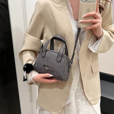 Einfache Damenhandtasche Frühjahr 2025 neue vielseitige Schulter-Umhängetasche Textur kleine quadratische Tasche Damen