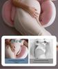 U-shaped Maternity Pillow for Back, Side, and Abdominal Support