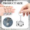 12pcs Disco Ball Keychain Disco Ball Keychains Bulk Disco Ball Key Chain Party Favors for Party Supplies Decorations Mirror Ball Keychain Pendant