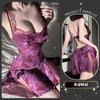 Burning skirt hot-selling sexy pajamas women's lace pajamas suspender short skirt bow mesh micro-transparent chest pad
