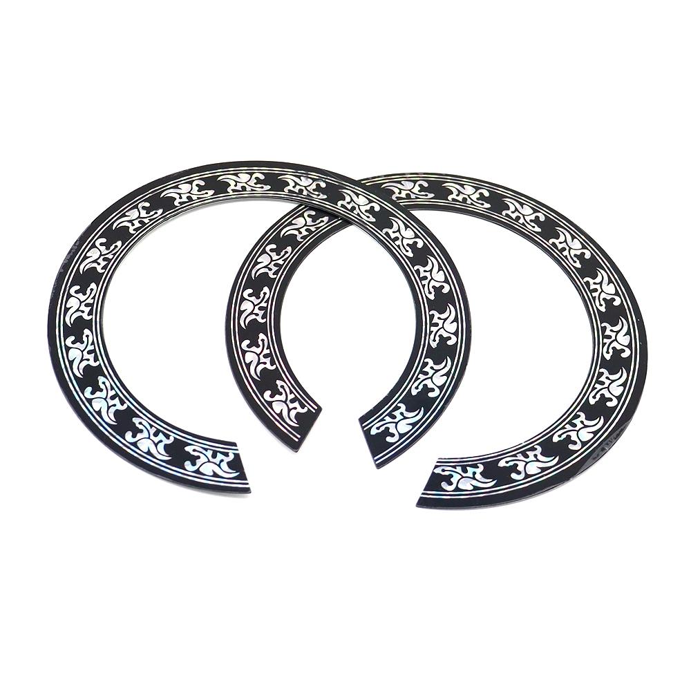 1Pcs/2Pcs Guitar Pickguard Acoustic Guitar Soundhole Sound Hole Rosette (Inside Diameter:94mm/104mm)