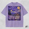 T-shirt Art Van Gogh, T-shirt Confort Colors Femme, T-shirt Graphique Peinture Vintage, T-shirt Tendance Cadeau Amoureux d'Art