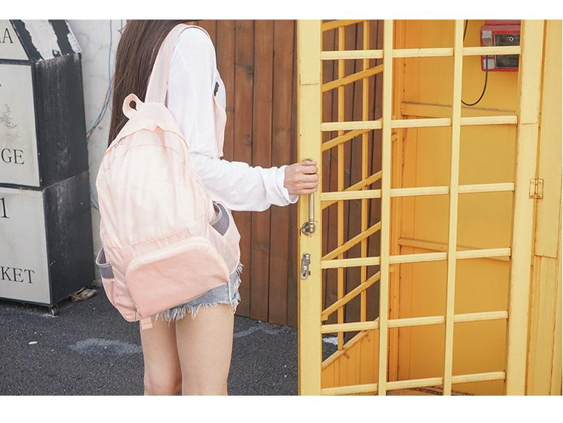 Women's Multifunctional Foldable Backpack and Handbag