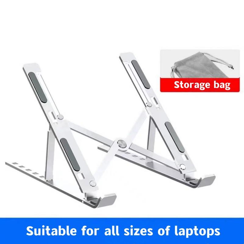 Xiaomi Premium Aluminum Laptop Stand Adjustable Ergonomic Holder for 10-17 Laptops Foldable Design for Office Travel Gaming with Pads
