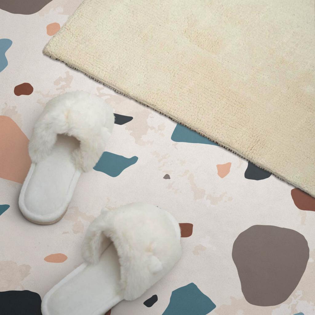 Self-Adhesive Vinyl Panel With Print 100x50 cm Pattern with Stone Fragments